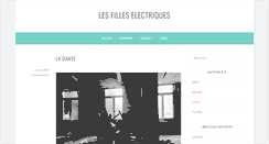 Desktop Screenshot of lesfilleselectriques.com